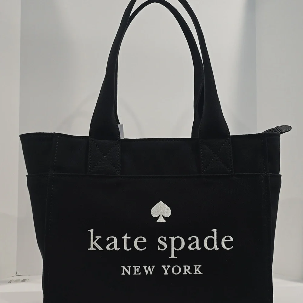 SALE! ⭐ Kate Spade JETT Large Tote Black Canvas KC499 ⭐ NWT